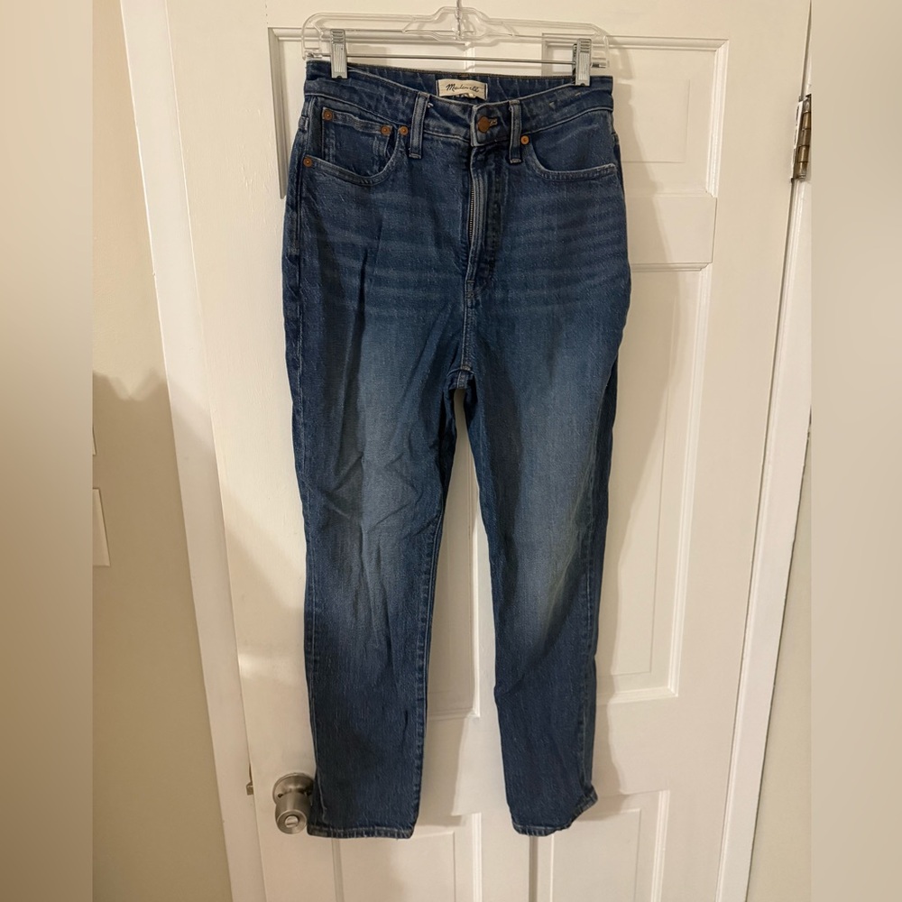 Madewell High Rise Curvy Vintage Style Blue Women's Jeans